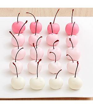 20 Hand-Dipped Ombre Cherries